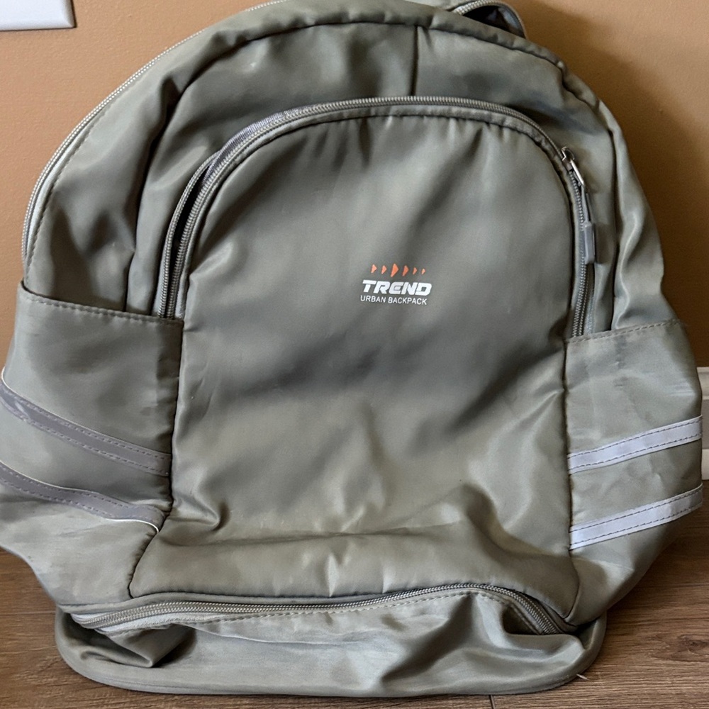 Olive Green Urban Backpack for Men